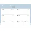 Agenda ann&eacute;e scolaire 2026-2027 Hebdocolor 15 - Semainier Horizontal Fran&ccedil;ais - Canopy Fleurs - 12 mois de ao&ucirc;t &agrave; juillet - 10x15 cm - Quo Vadis photo du produit