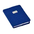 Agenda ann&eacute;e scolaire 2026-2027 Eurotextagenda - Journalier - Multilingue - Th&eacute;a - Bleu - 12 mois de ao&ucirc;t &agrave; juillet - 12x17 cm - Papier Clairefontaine blanc - Quo Vadis photo du produit
