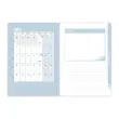 Agenda année scolaire 2026-2027 Hebdocolor 21 - Semainier Horizontal Français - Canopy Fleurs - 12 mois de août à juillet - 15x21 cm - Quo Vadis photo du produit