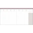 Agenda ann&eacute;e scolaire avec r&eacute;pertoire 2026-2027 Ex&eacute;cutif Septembre Color - Semainier Planning Multilingue - C&eacute;leste Rose - 13 mois de ao&ucirc;t &agrave; ao&ucirc;t - 16x16 cm - Quo Vadis photo du produit