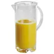 Pichet à jus de fruit avec couvercle, 2 l, transparent - APS photo du produit