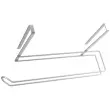 Porte-rouleau de cuisine Easy-Roll, argent - Metaltex photo du produit