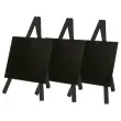 Ardoise de table MINI avec tr&eacute;pied, acajou - Securit photo du produit