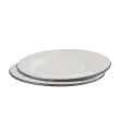 2 Assiettes &eacute;maill&eacute;es, diam&egrave;tre 260 mm - APS photo du produit