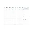 Agenda année scolaire avec répertoire 2026-2027 Eu 09/09 - Semainier Planning Français - Club Bleu clair - 13 mois de août à août - 21x29,7 cm - Quo Vadis photo du produit