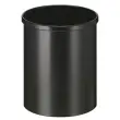 Poubelle métal 15L-noir photo du produit