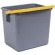 Seau 6L GRIS anse YELLOW photo du produit