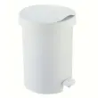 Poub. à péd. en plast 5L BLANC photo du produit