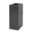 Benne tri sélectif Modus 60L gris couvercle gris - Boma photo du produit