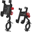 LogiLink Support de smartphone pour vélo, droit, noir/rouge photo du produit