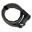 FISCHER Chaîne antivol pour vélo, longueur: 900 mm, noir photo du produit