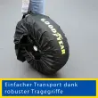 GOODYEAR Jeu de housses de protection pour pneus, 4 pièces photo du produit