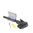 Pompe à air verticale pour vélo Duokopf - pour toutes les valves - Fischer photo du produit