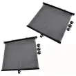 IWH Pare-soleil enroulable pour voiture, noir, set de 2 photo du produit