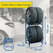 GOODYEAR Rayonnage pour pneus de voiture, pour 4 pneus, bleu photo du produit