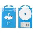 uniTEC Disque de stationnement avec ventouses, bleu photo du produit
