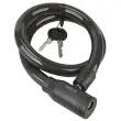 Câble antivol pour vélo - longueur 800 mm - Noir - Fischer photo du produit