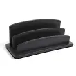 Trieur cuir demi rond Satiny - 26x10,5x10,5 cm - Quo vadis photo du produit