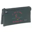 Trousse 3 compartiments Shaman - 22,5x11x6 cm - Quo vadis photo du produit