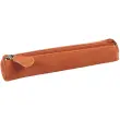 Trousse mini ronde - Cuir Velours - 17x3,5 cm - Quo vadis photo du produit