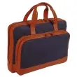 Sacoche double poches - Cuir S1829 - 39x28x11 cm - Quo vadis photo du produit