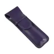 &Eacute;tui 2 stylos &agrave; rabat - cuir Satiny - 16x2,5x0,8 cm - Quo vadis photo du produit