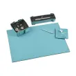 Kit de bureau - Cuir Satiny - 46x31x3,5 cm - Quo vadis photo du produit