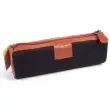 Trousse trap&egrave;ze - cuir S1829 - 22x06x8,5 cm - Quo vadis photo du produit