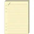 Fiches notes T21 Ivoire rep Recharge - 15x21 cm - Lignées - Quo Vadis photo du produit