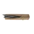 Trousse mini ronde - Cuir Julo - 17x3,5 cm - Quo vadis photo du produit
