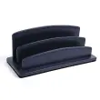 Trieur cuir demi rond Satiny - 26x10,5x10,5 cm - Quo Vadis photo du produit