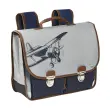Cartable 38 Vintage - 2 Compartiments Louise & Arthur - 38x30x14 cm - Quo vadis photo du produit