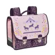 Cartable 38 Vintage - 2 compartiments Louise & Arthur - 38x30x14 cm - Quo vadis photo du produit