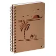 Carnet rigide A5 spirale - 192 pages Authentik - 15x21 cm - Quo vadis photo du produit