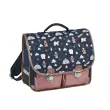 Cartable 38 Vintage - 2 compartiments Louise & Arthur - 38x30x14 cm - Quo vadis photo du produit
