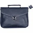 Sacoche fermoir metal - Cuir Goya - 30x27x05 cm - Quo vadis photo du produit