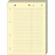 Feuilles téléphone T14 ivoire recharge - 8x12,5 cm - Lignées - Quo vadis photo du produit