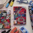 Trousse ronde Graffiti - 23x8x8 cm - Quo vadis photo du produit