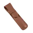 Etui 1 stylo - Rabat cuir Satiny - 16,5x5x1 cm - Quo vadis photo du produit