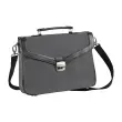 Sacoche fermoir metal - cuir S1829 - 30x27x05 cm - Quo vadis photo du produit