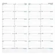 Agenda quinzainier ultra-plat surpiq&ucirc;re sellier - 1 semaine par page - RDV 6 jours 8h-19h - Exacompta photo du produit