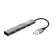 Hub USB 2.0 Halyx 480 Mbit/s aluminium - Trust photo du produit