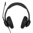 Casque filaire &agrave; arceau AEH102GL appels et musique USB-A noir - Targus photo du produit