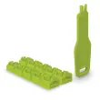 Lot de 10 verrous de ports RJ45 avec clé vert - Lindy photo du produit