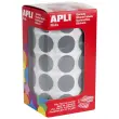 Rouleau gommettes rondes &Oslash; 20 mm grises - Apli photo du produit