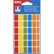 Étiquettes couleurs assorties 12 x 18 mm 120 unités - Apli photo du produit