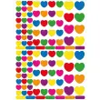 Gommettes cœurs multicolores - 624 unités - Apli photo du produit