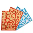 Gommettes Noël or/argent motifs et tailles assorties 4 feuilles - Apli photo du produit