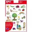 Gommettes thématiques Le Printemps 3 feuilles - Apli photo du produit