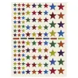 Gommettes étoiles métallisées couleurs assorties 6 feuilles - Apli photo du produit